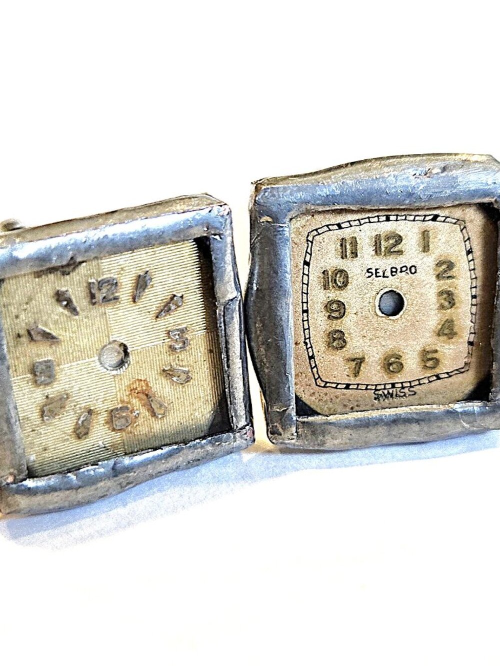 Wells Jenkins NYC Artist Custom Made Cuff Links. One-of-a-Kind Vintage